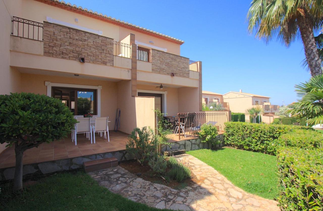 Casa Adosada Sol De Azahar By Costablancarent Denia Eksteriør bilde